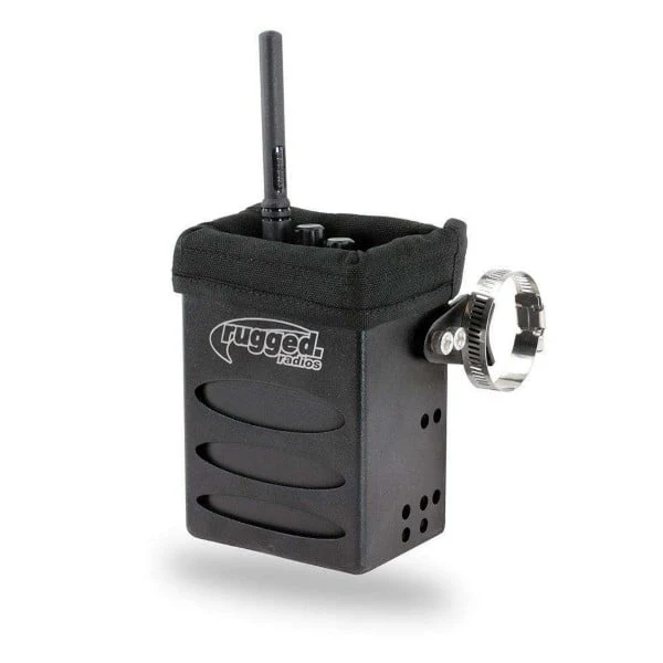 Rugged Radios Aluminum Handheld Radio Box with Universal Mounting