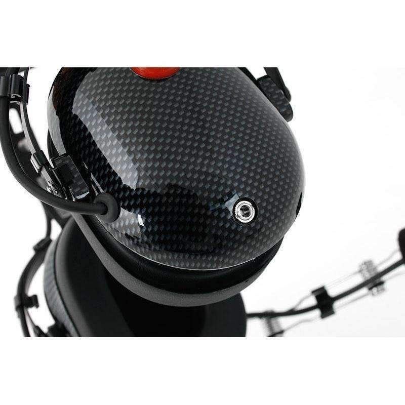 Rugged Radios H22 Over the Head (OTH) Headset for 2-Way Radios - Black Carbon Fiber - Image 2