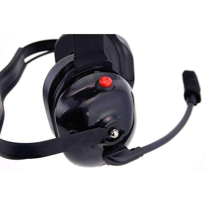 Rugged Radios H60 Dual Radio Behind the Head (BTH) Headset - Black - Image 4
