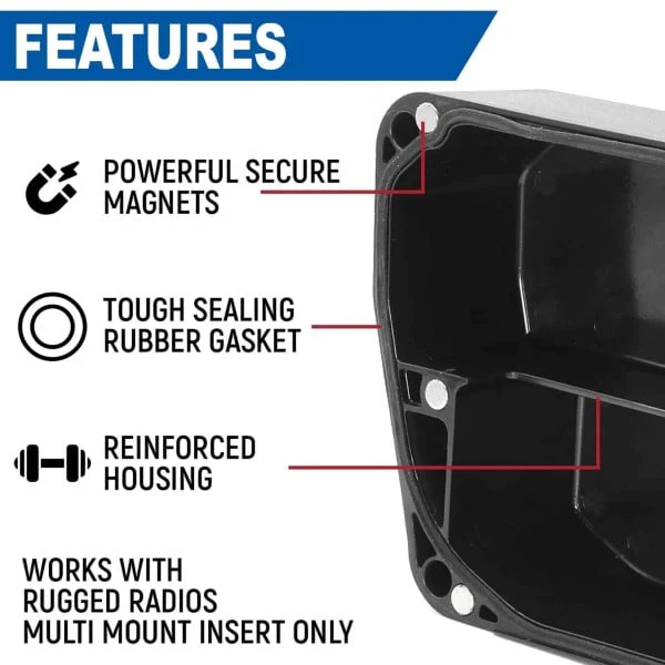 Rugged Radios Magnetic Radio & Intercom Cover for Rugged Radios Multi Mount Insert - Image 3
