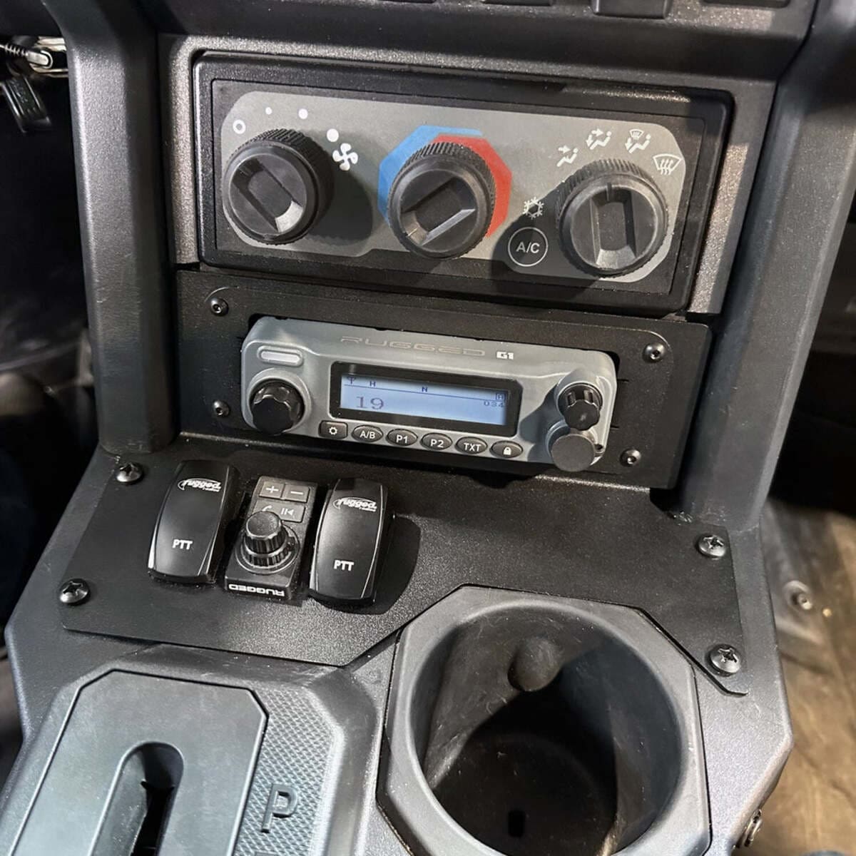 Rugged Radios Polaris Xpedition Radio & Remote Head Intercom Mount Kit - Image 3