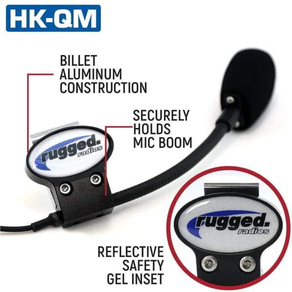 Rugged Radios Quick Mount for Helmet Kit Wiring Installation - Image 3