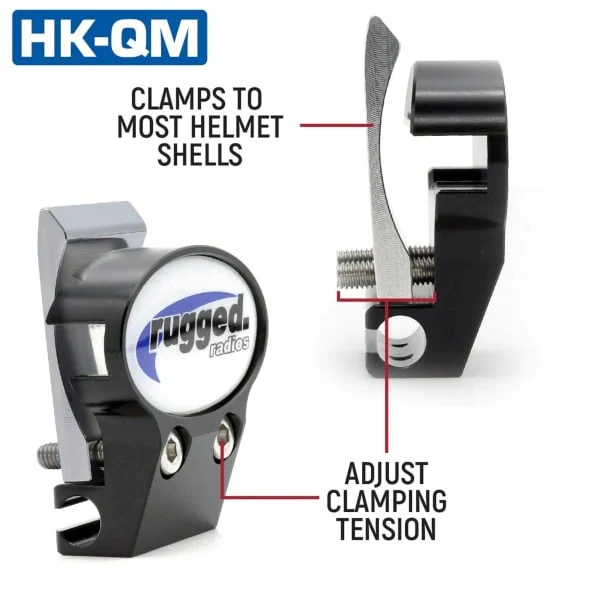 Rugged Radios Quick Mount for Helmet Kit Wiring Installation - Image 4