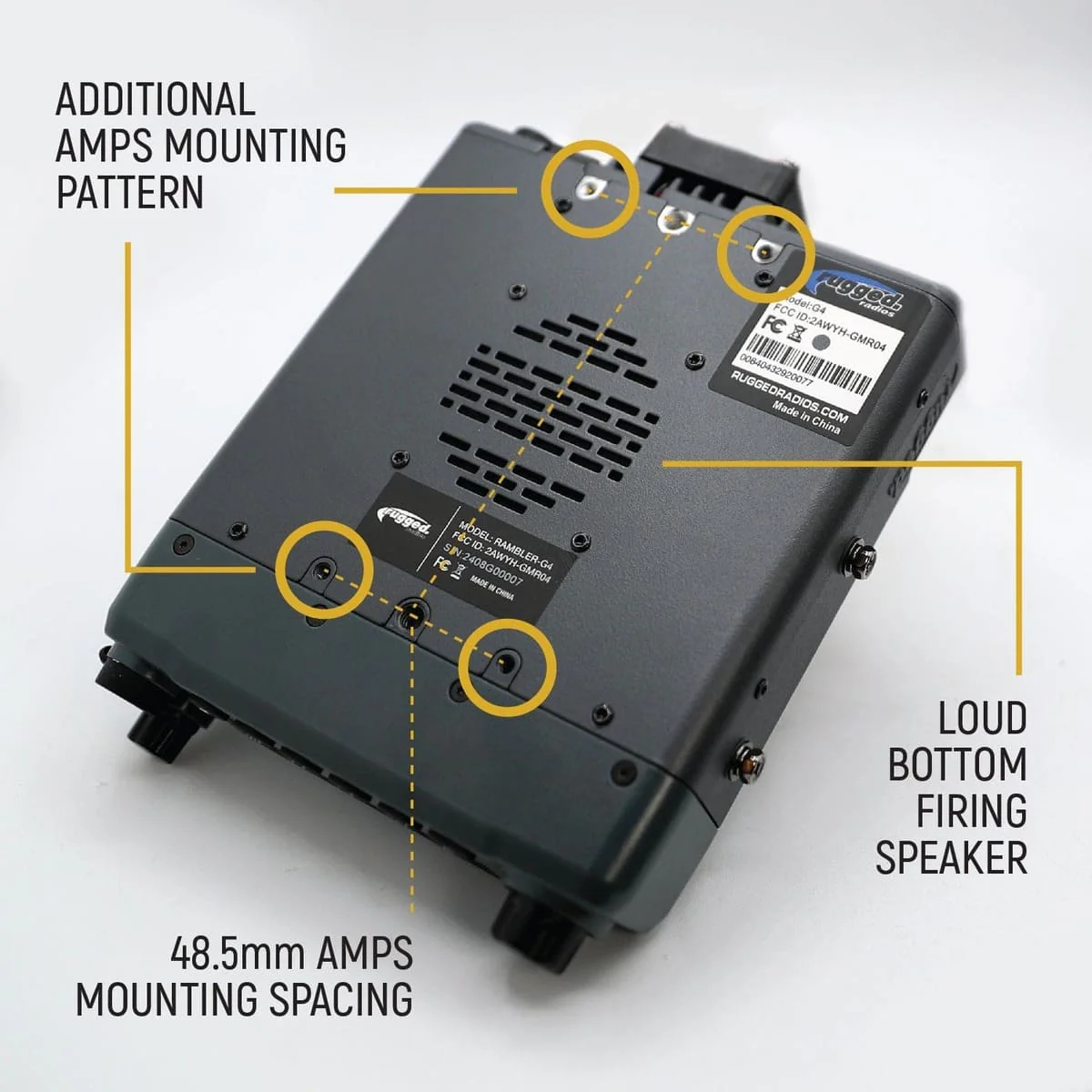 Rugged Radios Rambler G4 GMRS Mobile Radio - Image 11