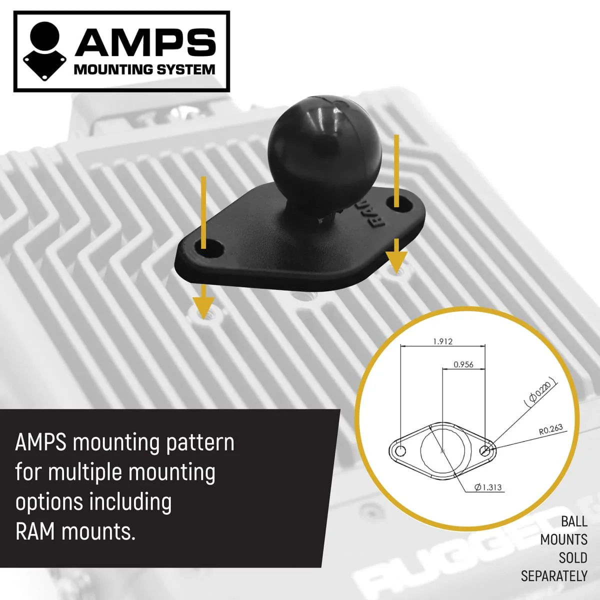 Rugged Radios Rambler G4 High Power GMRS Mobile Radio & External Speaker Kit - Image 9