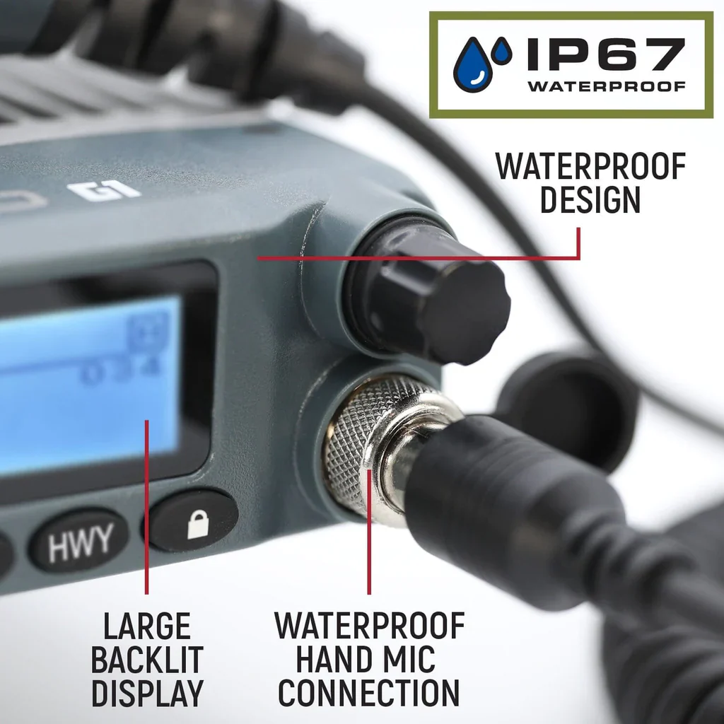 Rugged Radios Rugged G1 Adventure Series Waterproof GMRS Mobile Radio Kit - Image 4