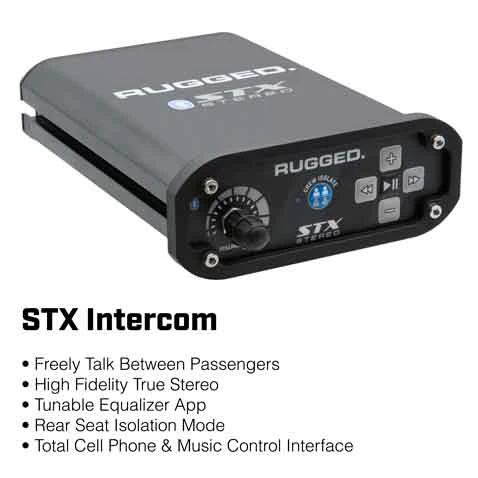 Rugged Radios STX STEREO Complete Master Communication Kit with Intercom and 2-Way Radio - Image 2