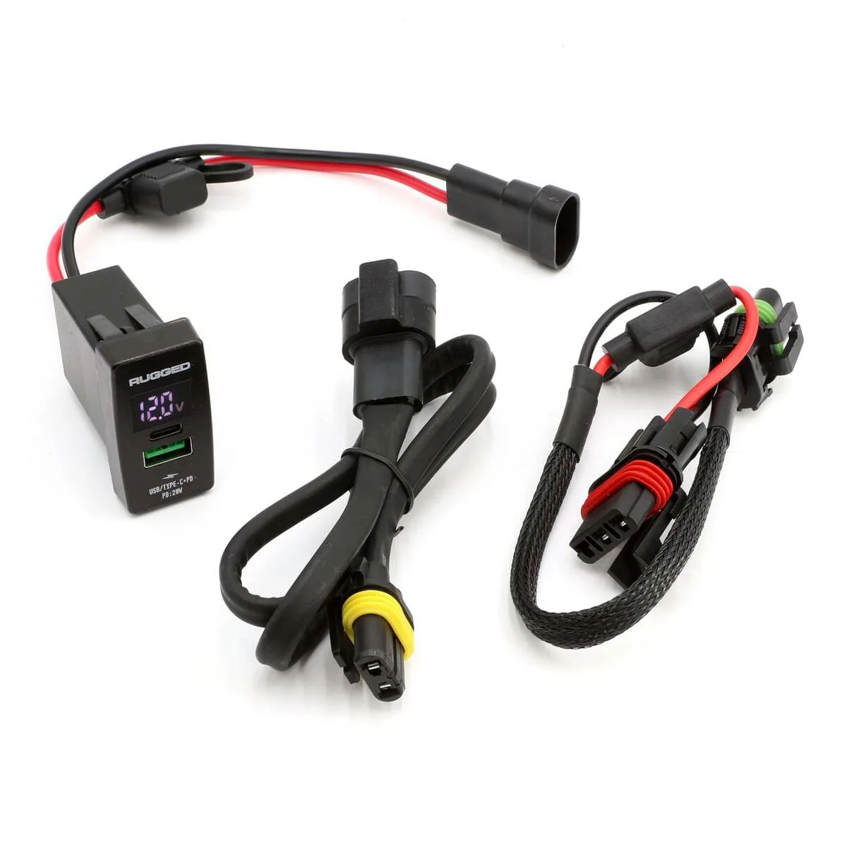 Rugged Radios USB Rocker Switch Hub Kit for UTV Pulse Bars - Image 4