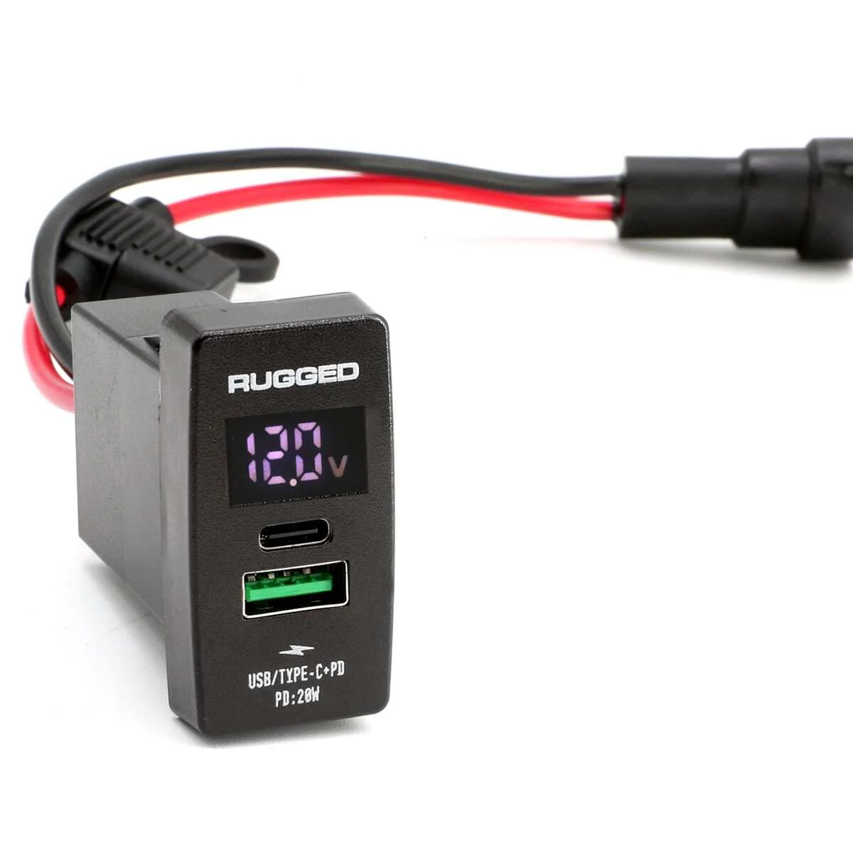 Rugged Radios USB Rocker Switch Hub Kit for UTV Pulse Bars - Image 5