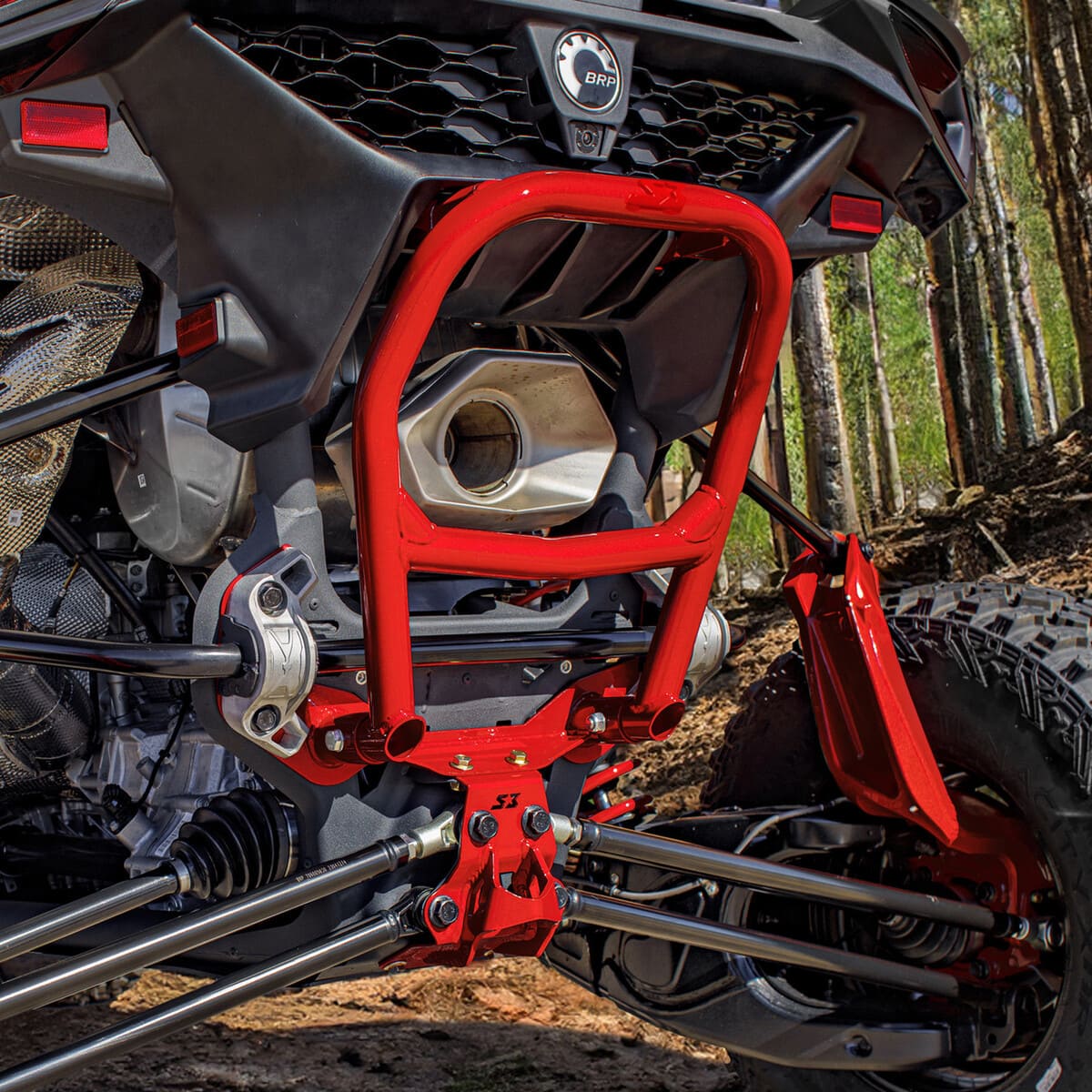 S3 Powersports '24+ Can-Am Maverick R Rear Bumper - Image 4
