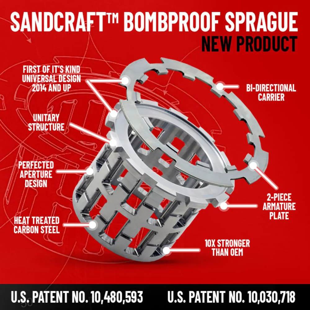 Sandcraft '14-'22 Polaris XP 1000/Turbo 12 Tooth Bombproof Steel Sprague Carrier - Image 3