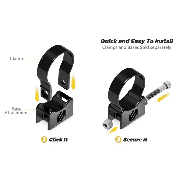 Scosche Adjustable Flag/Whip Mount Base With Tube Clamp - Image 3