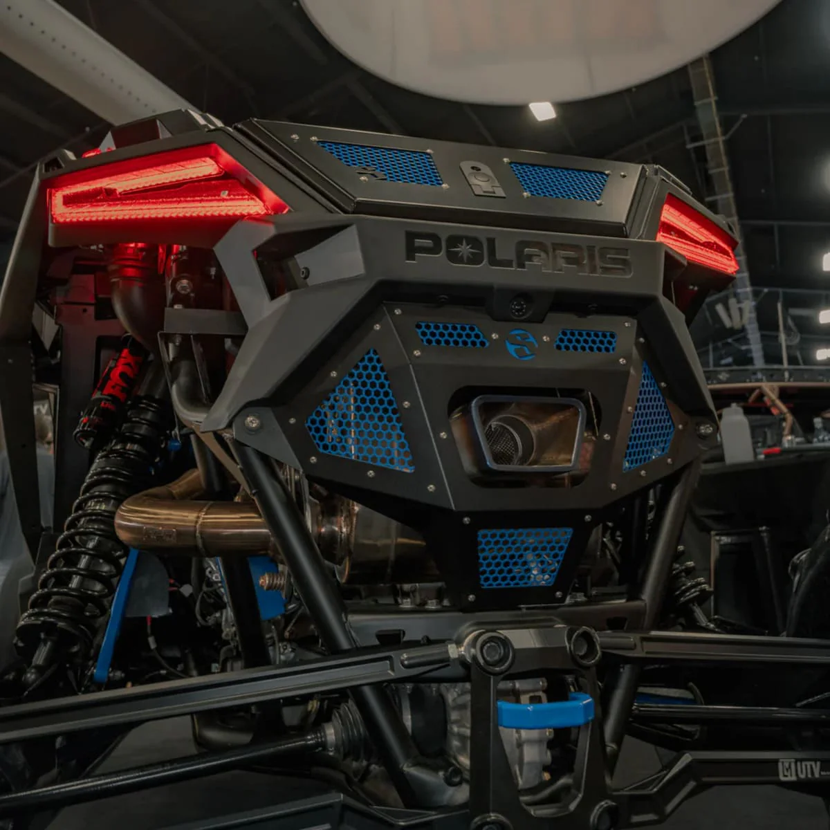 SDR Polaris RZR Pro R Rear Exhaust Grille Cover - Image 3