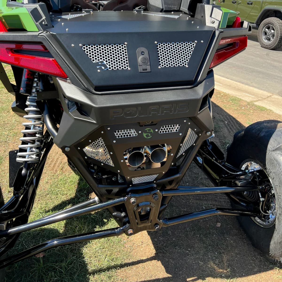SDR Polaris RZR Pro R Rear Exhaust Grille Cover - Image 7
