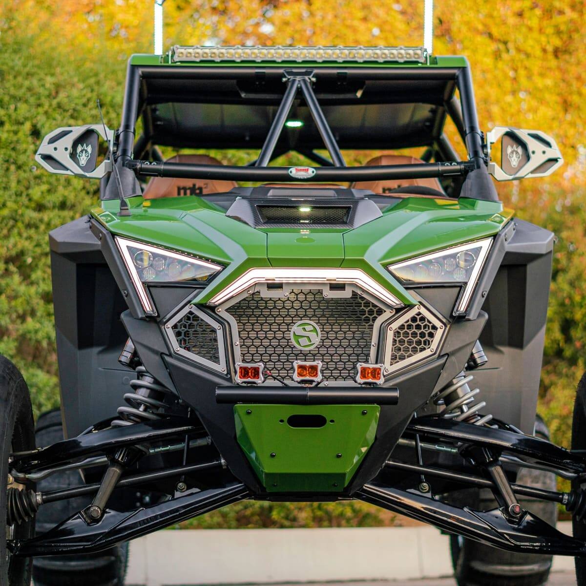 SDR Polaris RZR Turbo R Front Grille Kit - Image 3