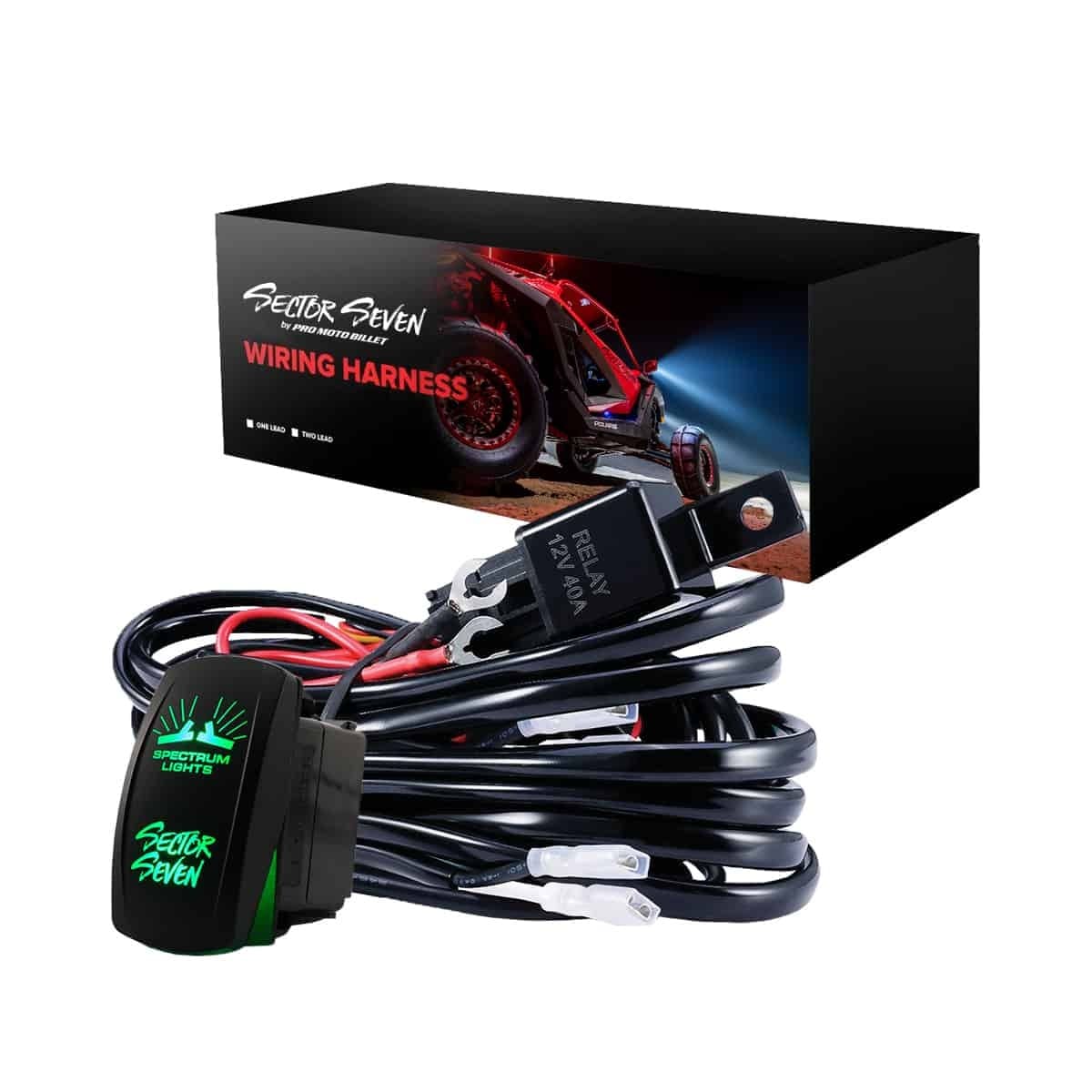 Sector Seven Kawasaki Ridge Sawtooth LED Lighted Mirrors - Image 4