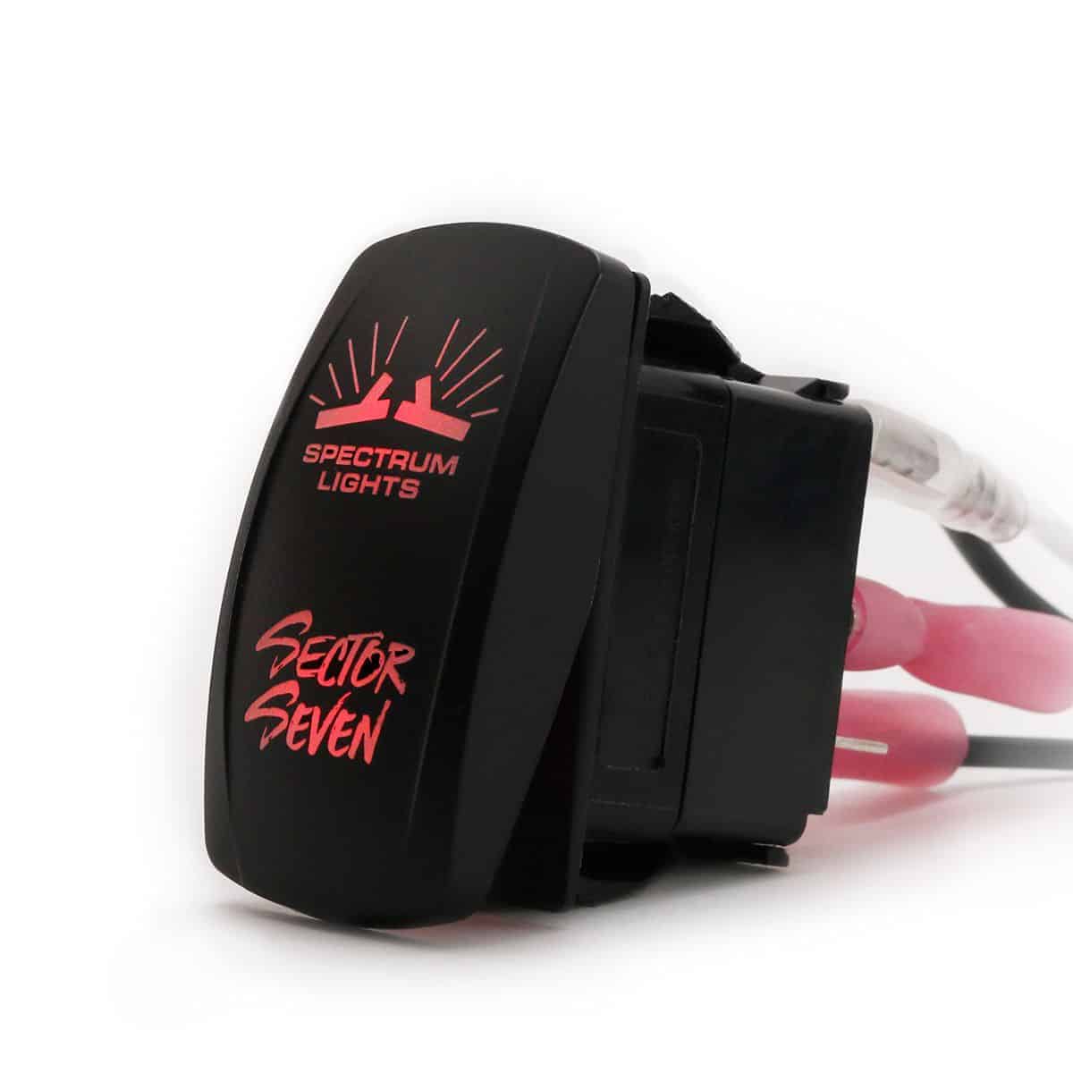 Sector Seven Spectrum Sawtooth Rocker Switch - Image 5