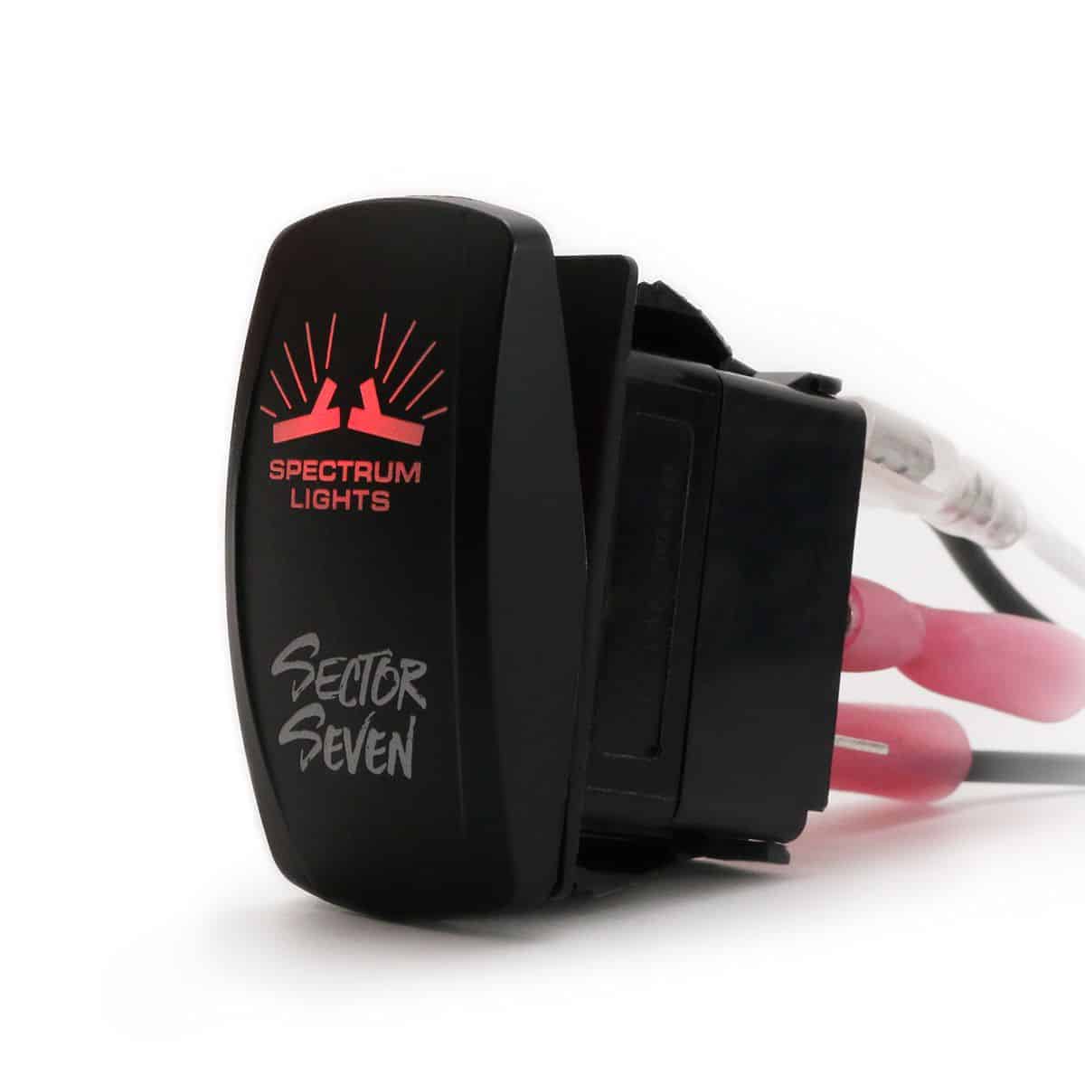 Sector Seven Spectrum Sawtooth Rocker Switch - Image 7