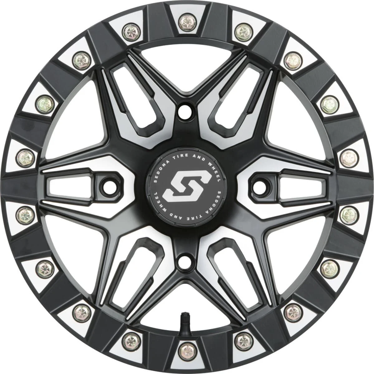 Sedona Black/Machined Split 6 Beadlock & System 3 XC450 Radial Wheel & Tire Kit - Image 4
