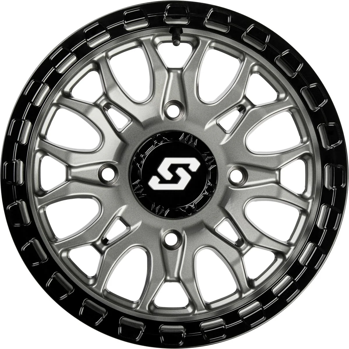 Sedona Ignition Non-Beadlock Wheel - Gunmetal/Black