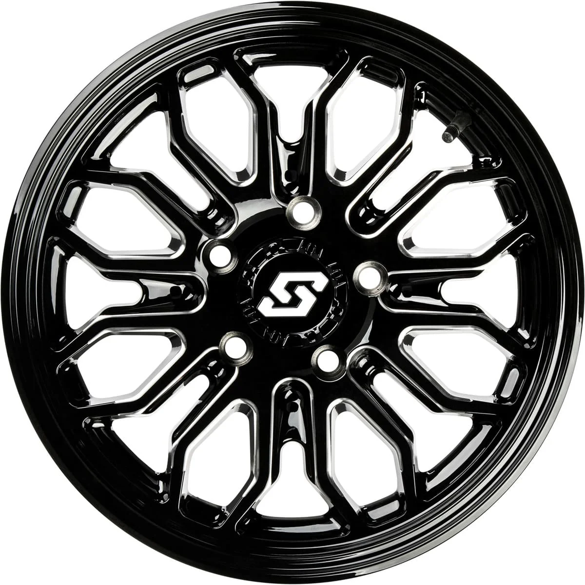 Sedona Onyx Non-Beadlock Wheel - Black/Machined