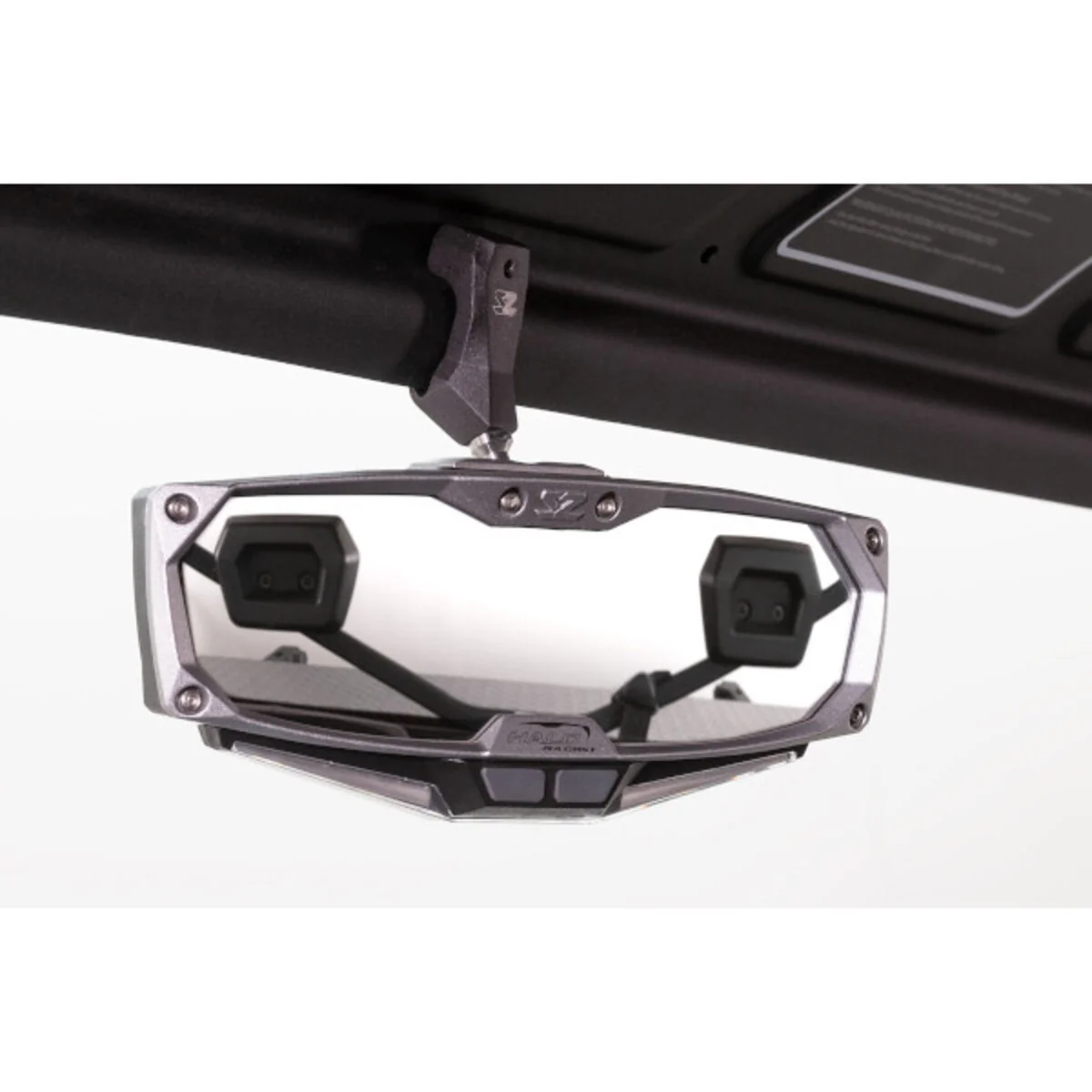 Seizmik '13-'26 Polaris Ranger 500 Halo-RA LED Rearview Mirror w/ Cast Aluminum Bezel Pro-Fit Header Panel - Image 3