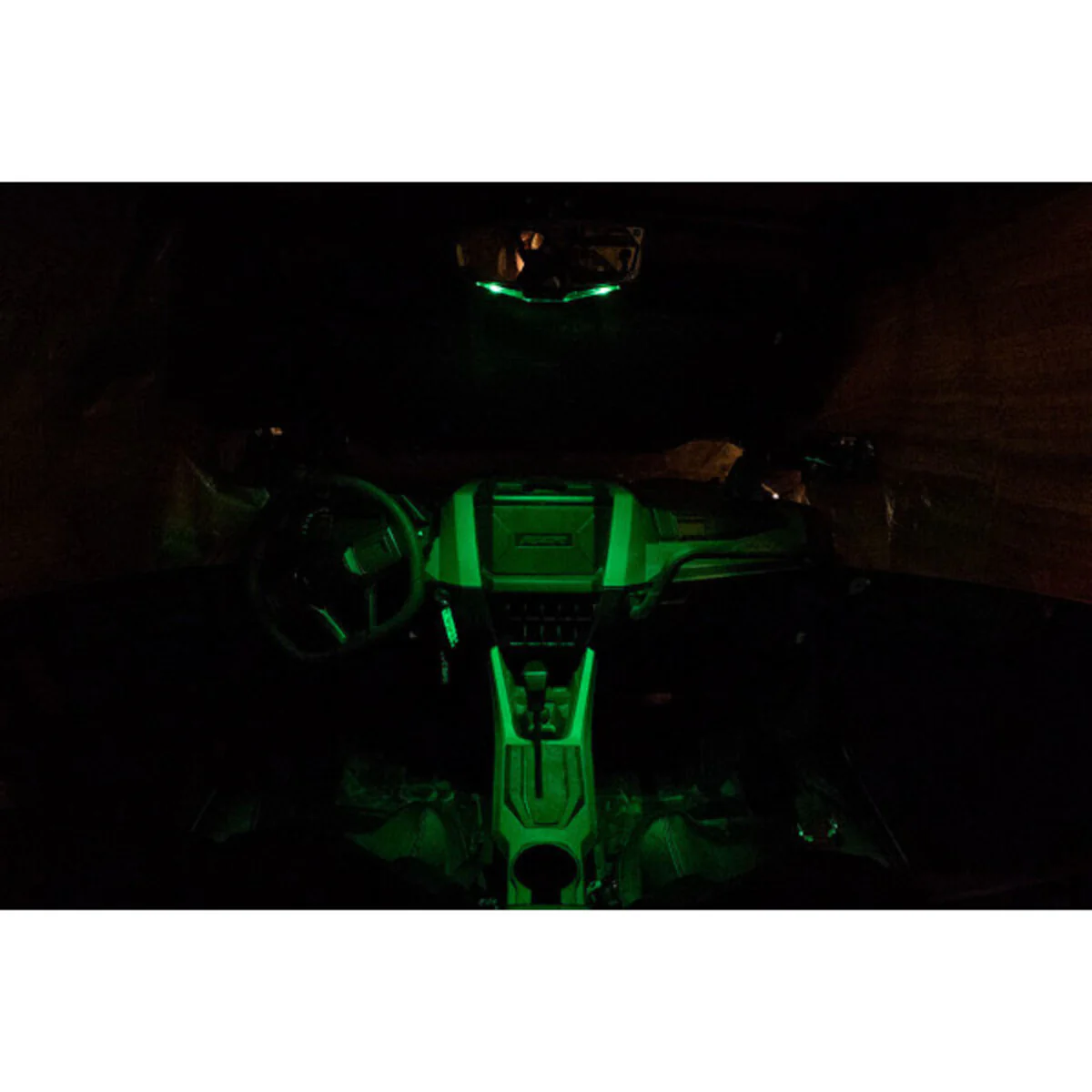 Seizmik '13-'26 Polaris Ranger 500 Halo-RA LED Rearview Mirror w/ Cast Aluminum Bezel Pro-Fit Header Panel - Image 5
