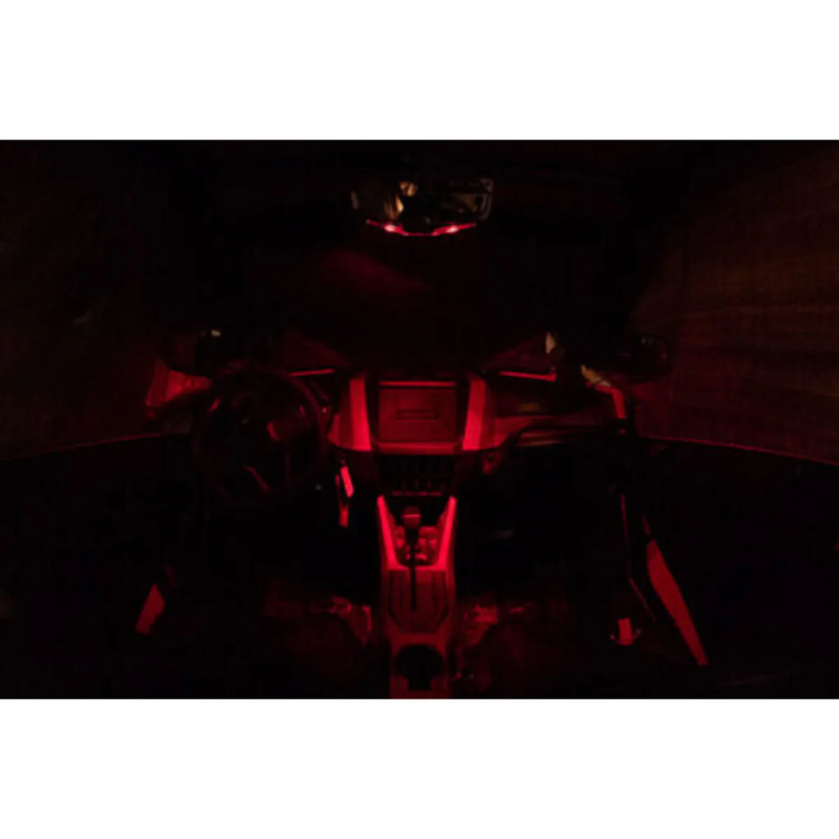 Seizmik '13-'26 Polaris Ranger 500 Halo-RA LED Rearview Mirror w/ Cast Aluminum Bezel Pro-Fit Header Panel - Image 6