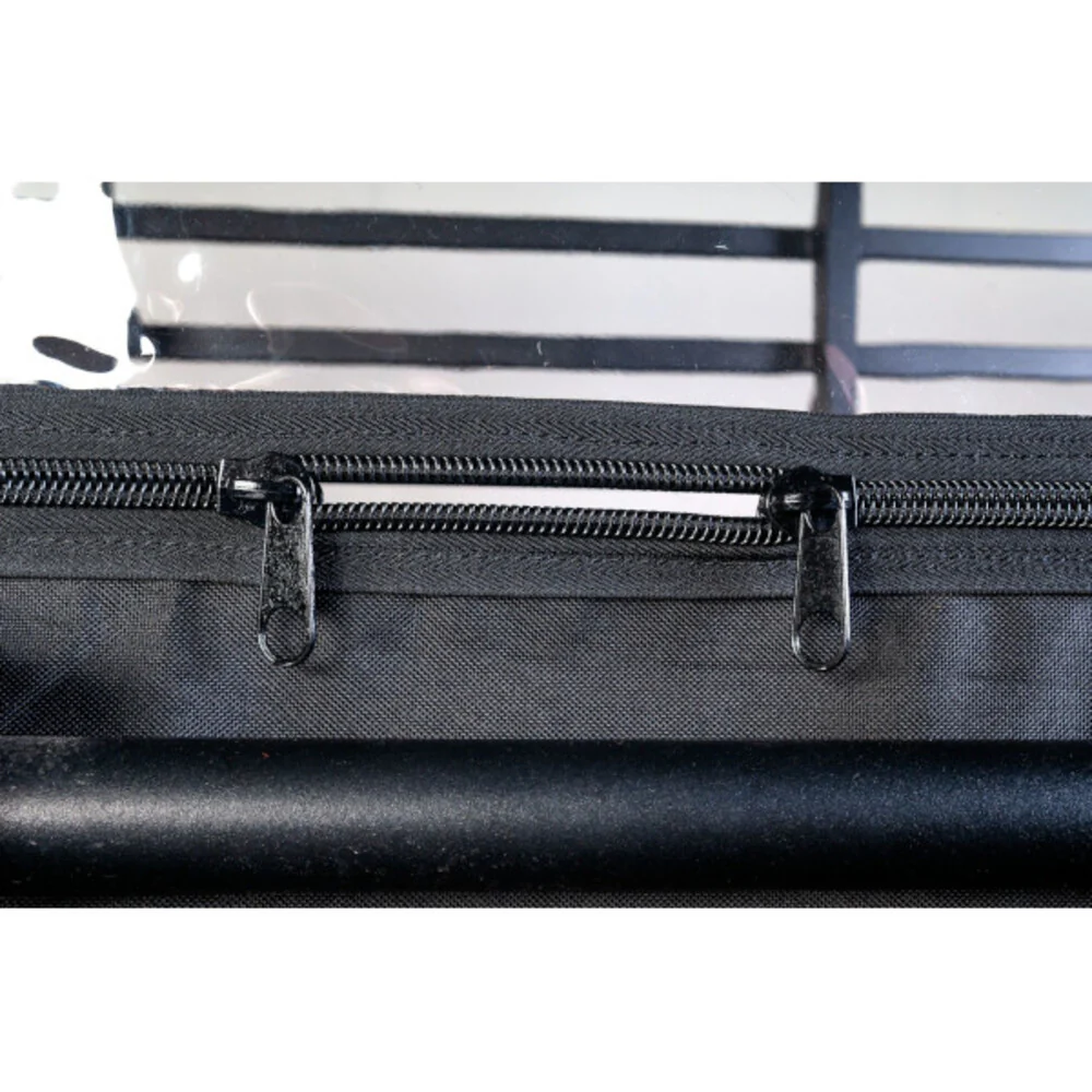 Seizmik '15-'26 Kawasaki Mule Pro FX/FXT Soft Rear Windshield & Dust Panel - Image 3