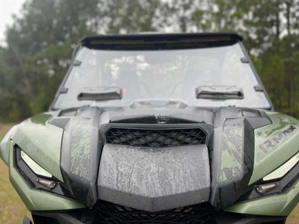 Seizmik '21-'25 Yamaha Wolverine RMAX4 1000 Toolless Versa-Vent Scratch Resistant Windshield - Image 2