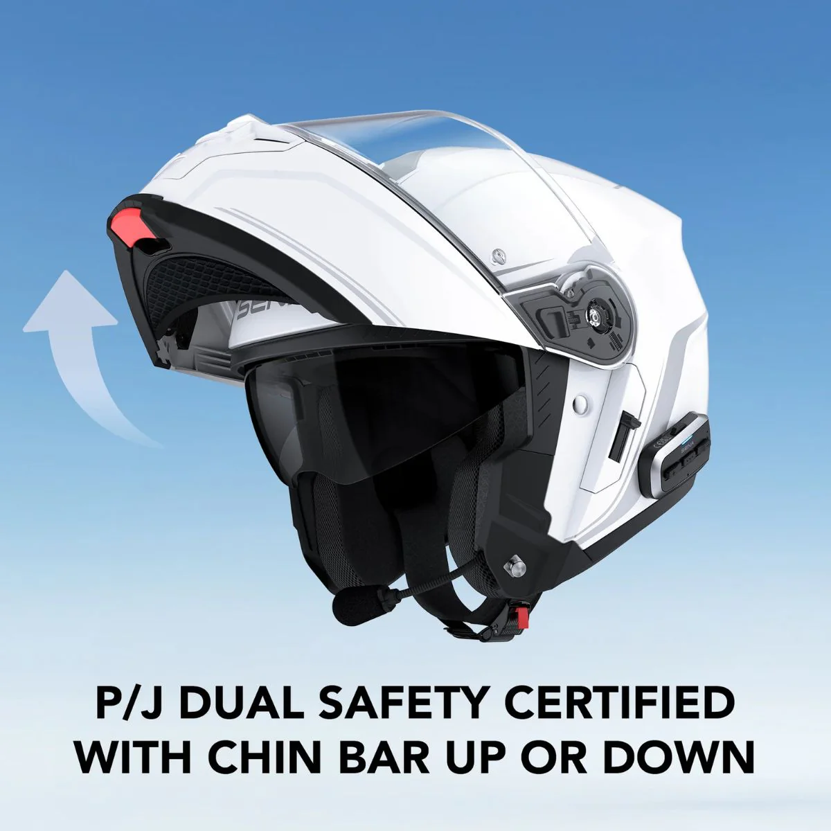 SENA Motorcycle Outrush 2 Modular Smart Helmet w/ Mesh Intercom Communication - Image 6