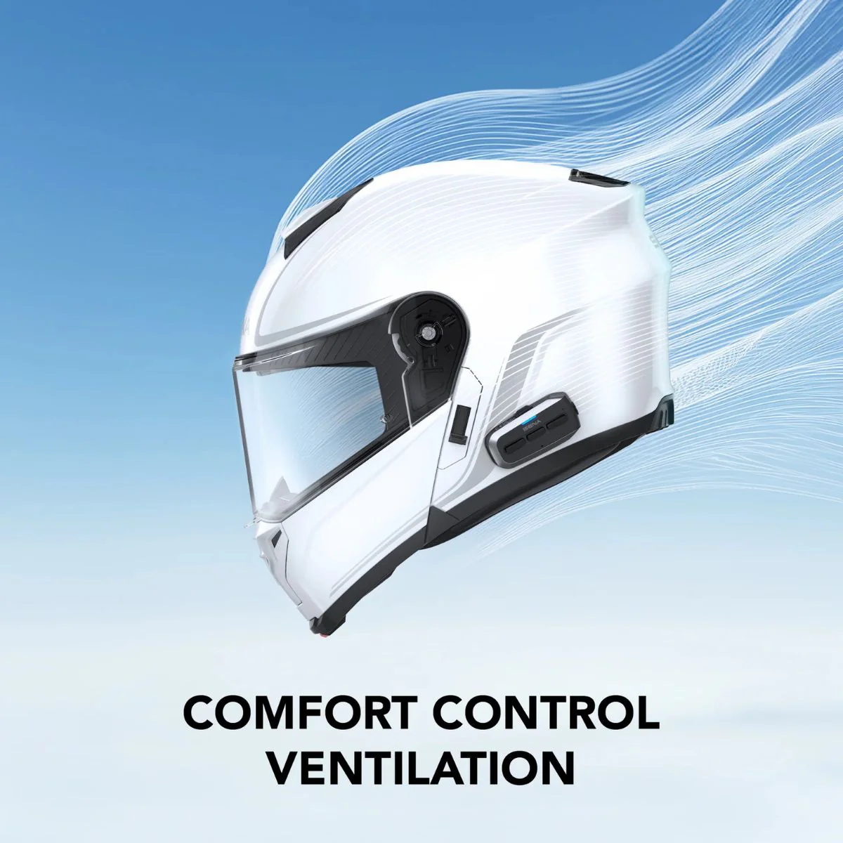 SENA Motorcycle Outrush 2 Modular Smart Helmet w/ Mesh Intercom Communication - Image 8