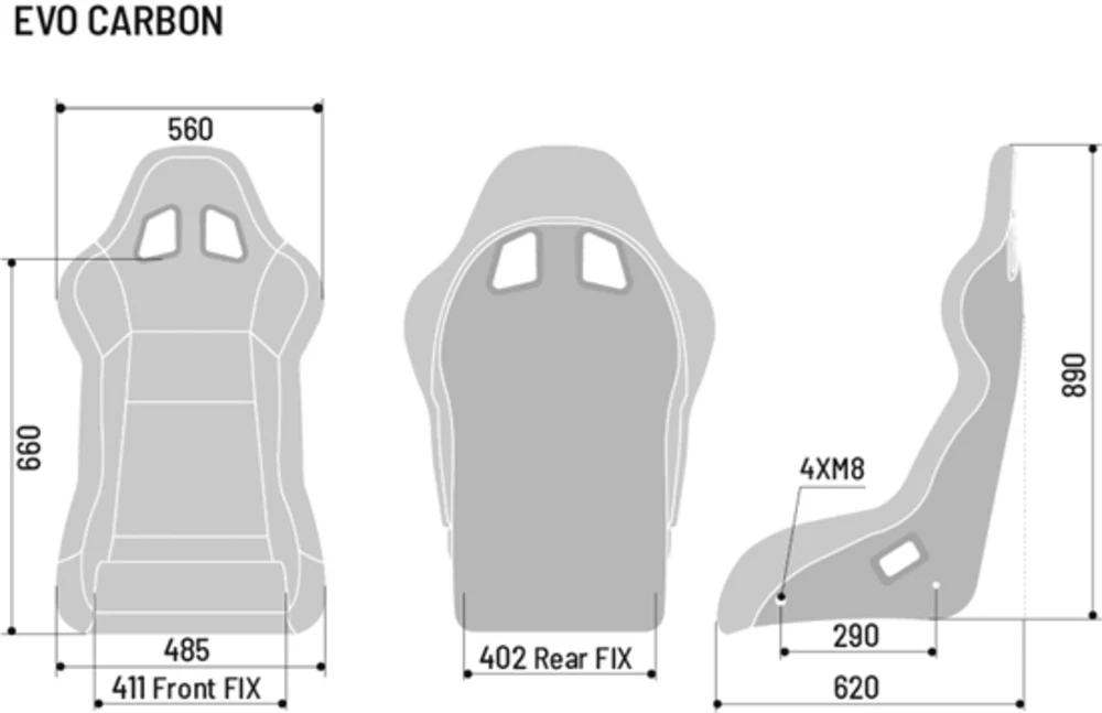 Sparco EVO QRT Carbon Fiber Seats - Image 5