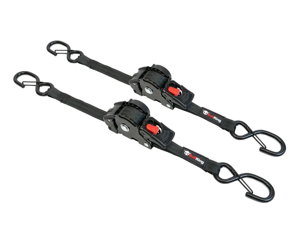 Speedstrap 1" x 10′ Retractable Ratchet Tie Down - 2 Pack