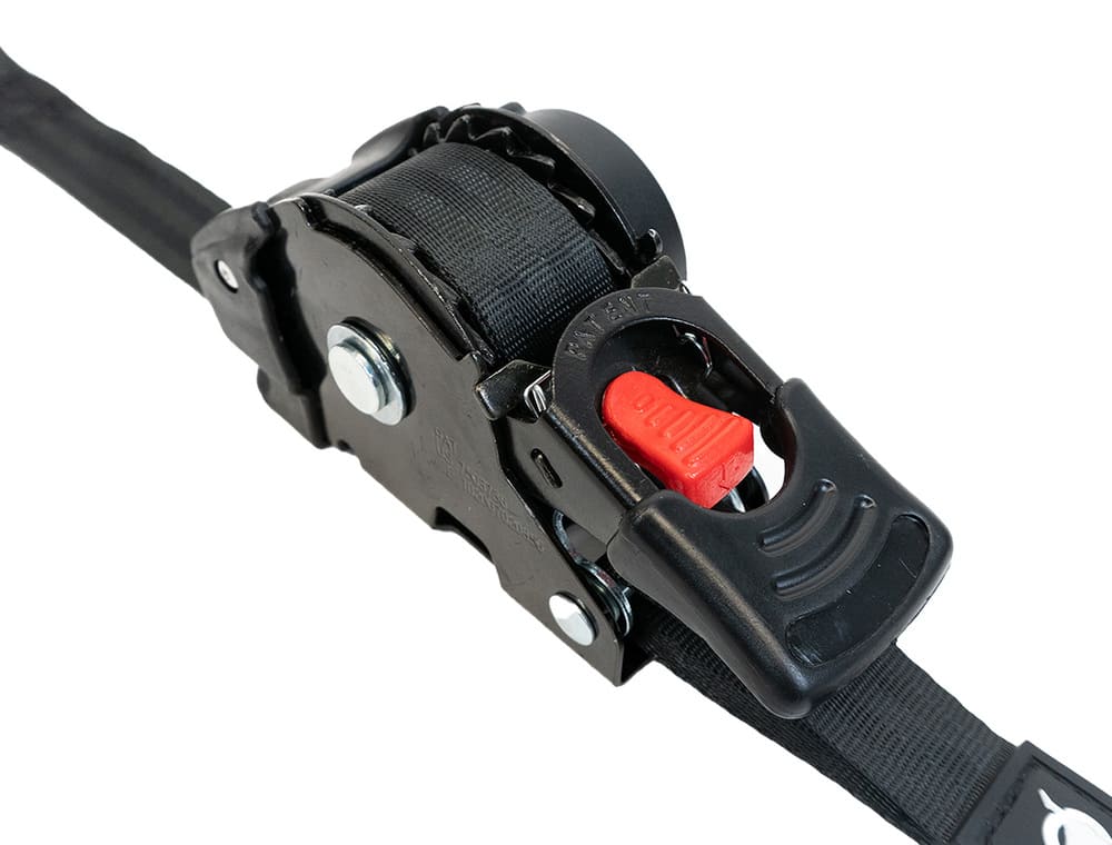 Speedstrap 1" x 10′ Retractable Ratchet Tie Down - 2 Pack - Image 5