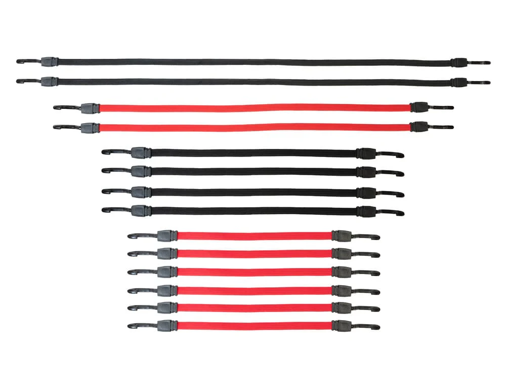 Speedstrap Flat Strap Bungee Cords - 14pc Kit