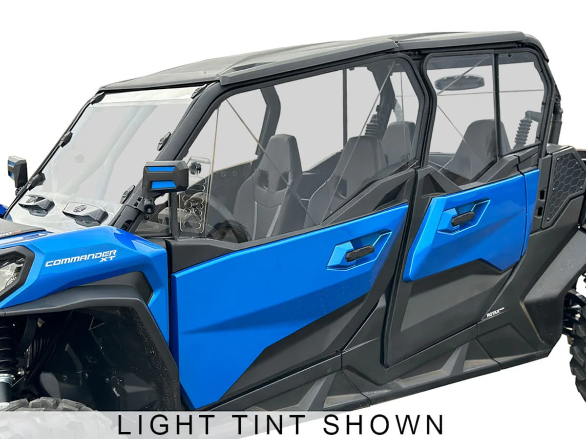 Spike Can-Am Commander MAX Venting Polycarbonate Upper Doors Kit - Image 2
