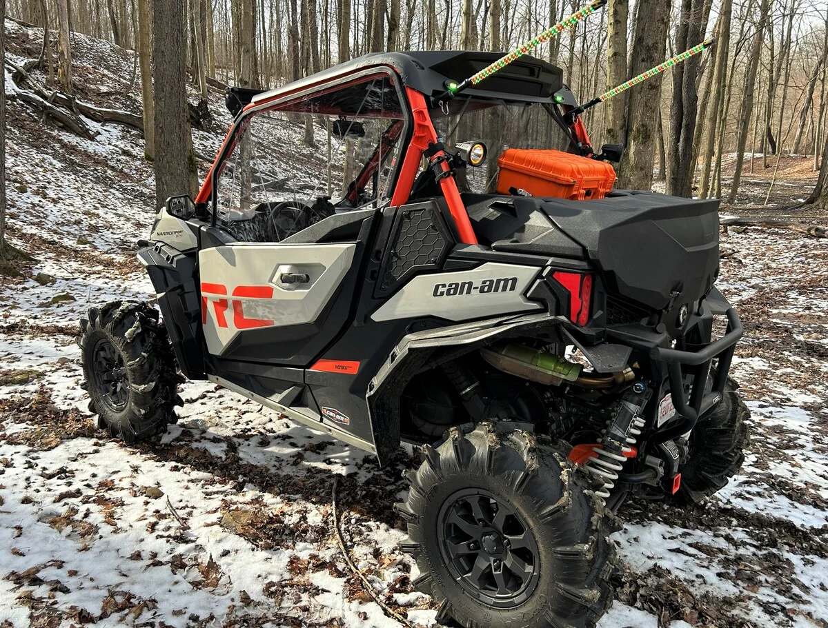 Spike Can-Am Maverick Sport Venting Polycarbonate Upper Doors Kit - Image 9