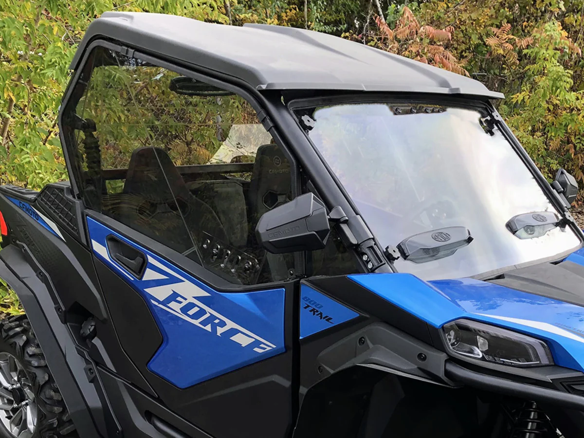 Spike CFMoto ZForce 800-950 Trail Vented Polycarbonate Upper Doors Kit - Tinted - Image 3
