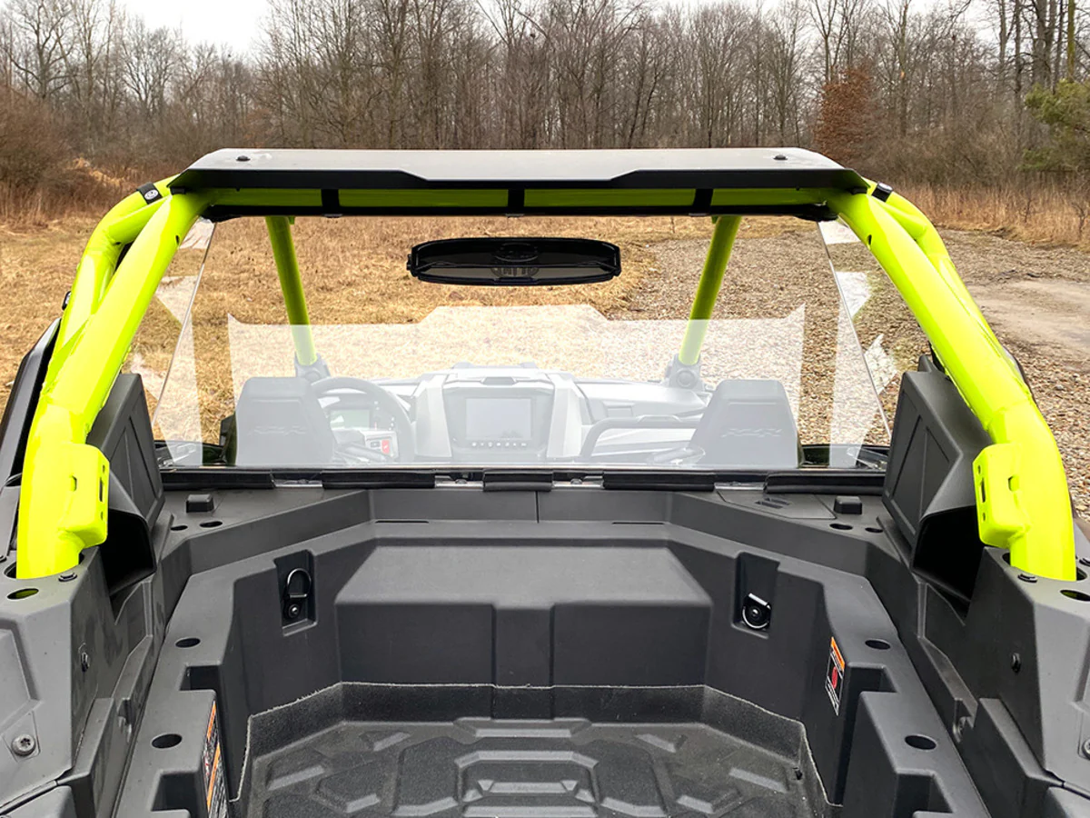 Spike Polaris RZR Pro R Rear Vented Windshield-HC - Image 2