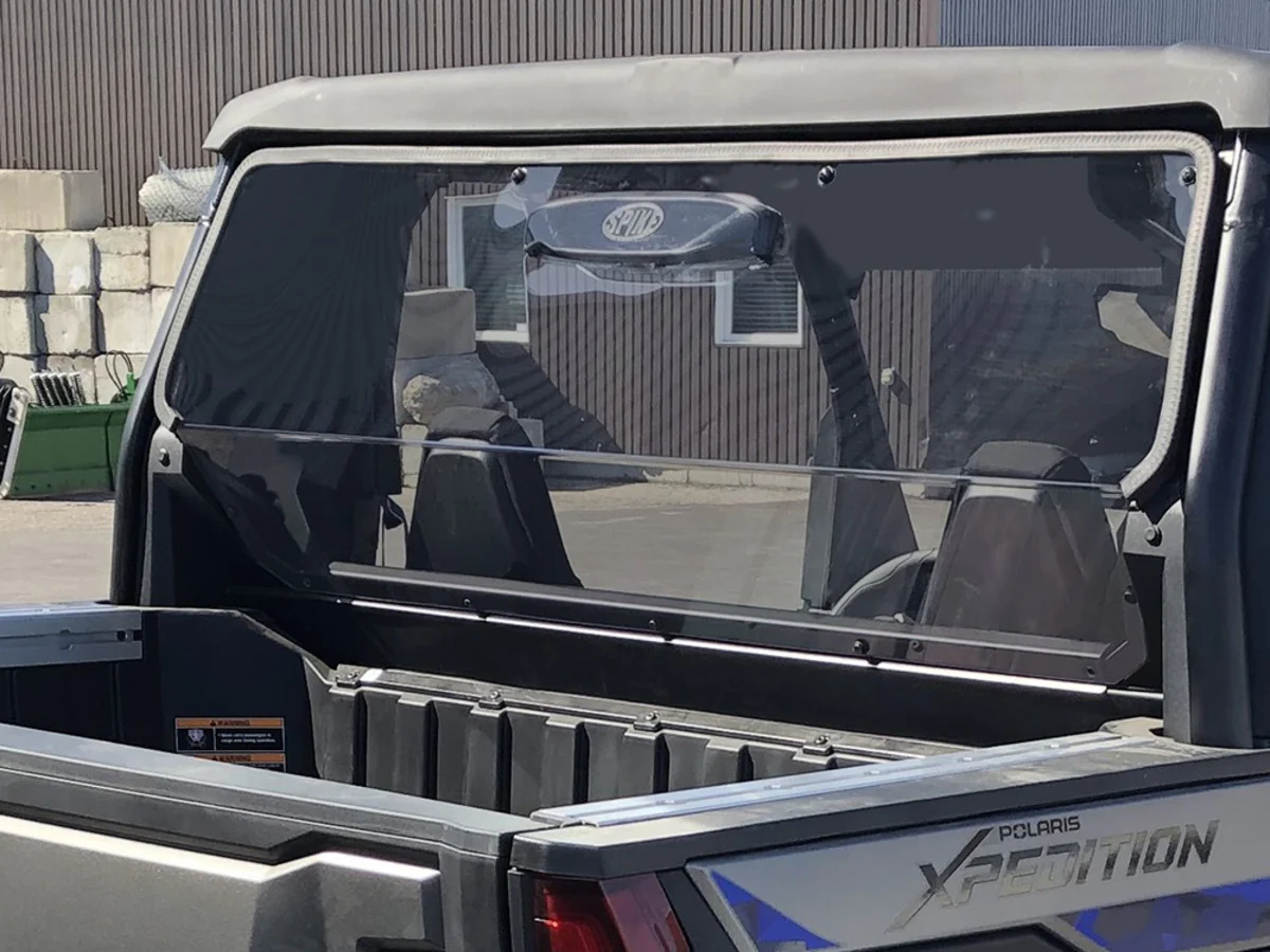 Spike Polaris Xpedition XP Tinted Rear Wind Shield With Vent - Image 3