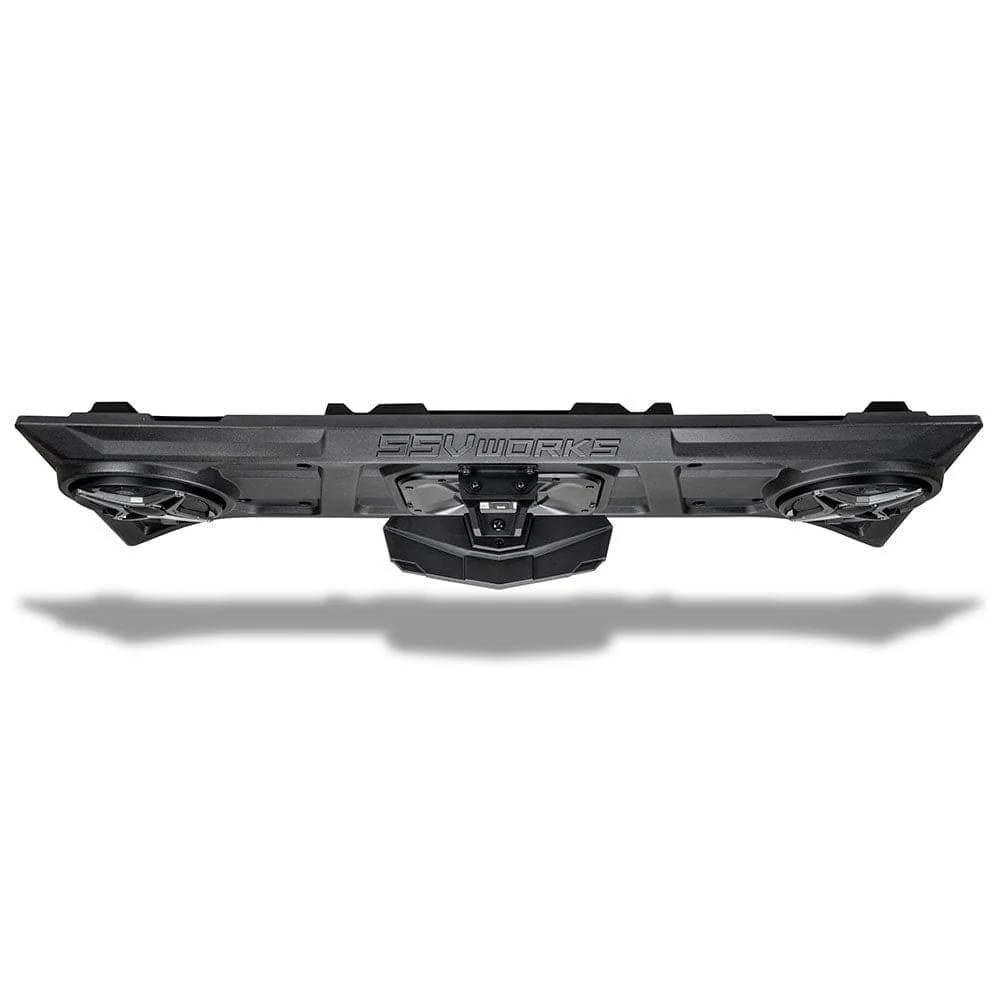SSV Works '24-'26 Polaris RZR XP 1000 2-Speaker Overhead Soundbar w/ MRB3S Bluetooth Radio & Built-in Dome Light - Image 2