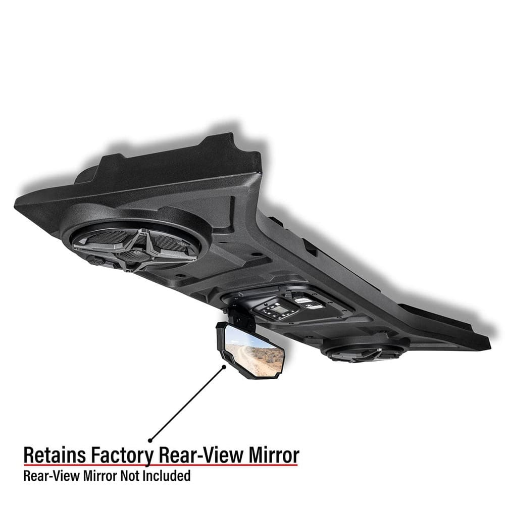 SSV Works '24-'26 Polaris RZR XP 1000 2-Speaker Overhead Soundbar w/ MRB3S Bluetooth Radio & Built-in Dome Light - Image 3