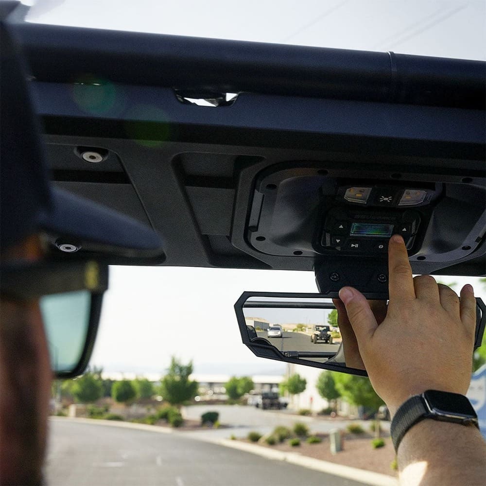 SSV Works '24-'26 Polaris RZR XP 1000 2-Speaker Overhead Soundbar w/ MRB3S Bluetooth Radio & Built-in Dome Light - Image 6