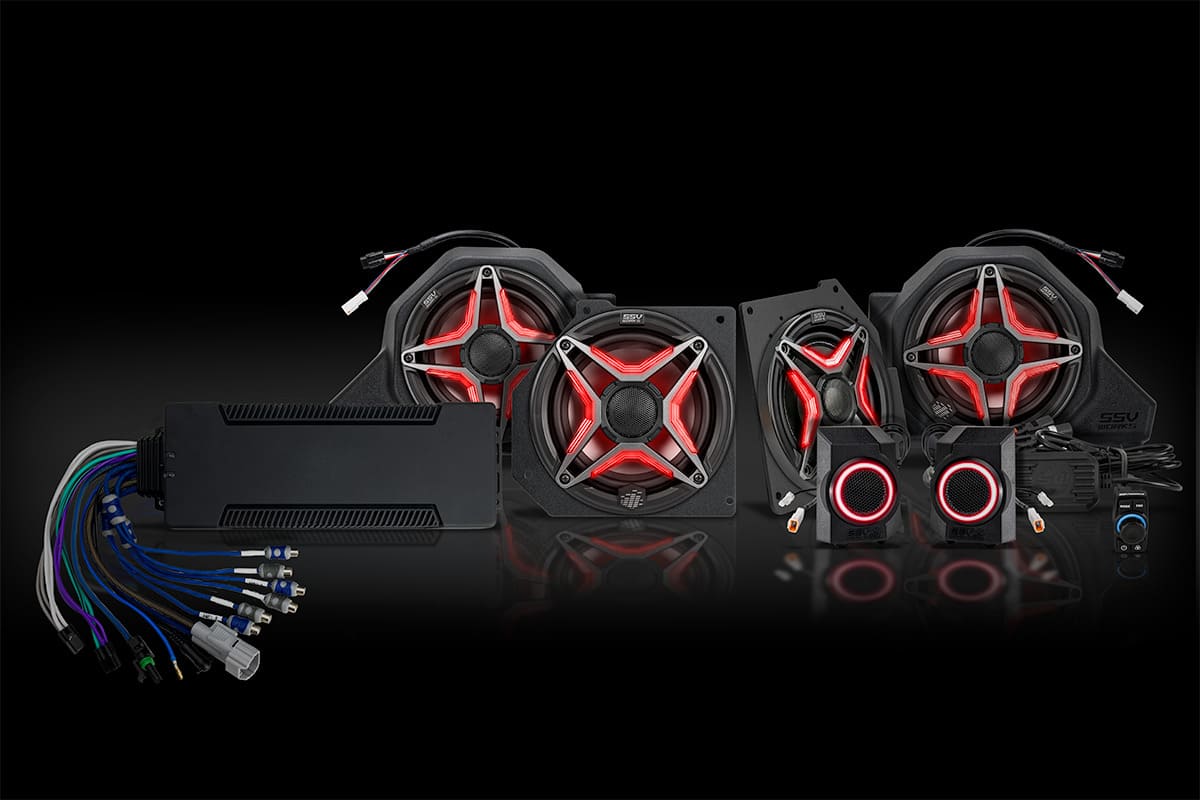 SSV Works '24-'26 Polaris Xpedition ADV 5 7-Speaker Phase 5 V-Spec Plug-&-Play Audio Kit - Image 2