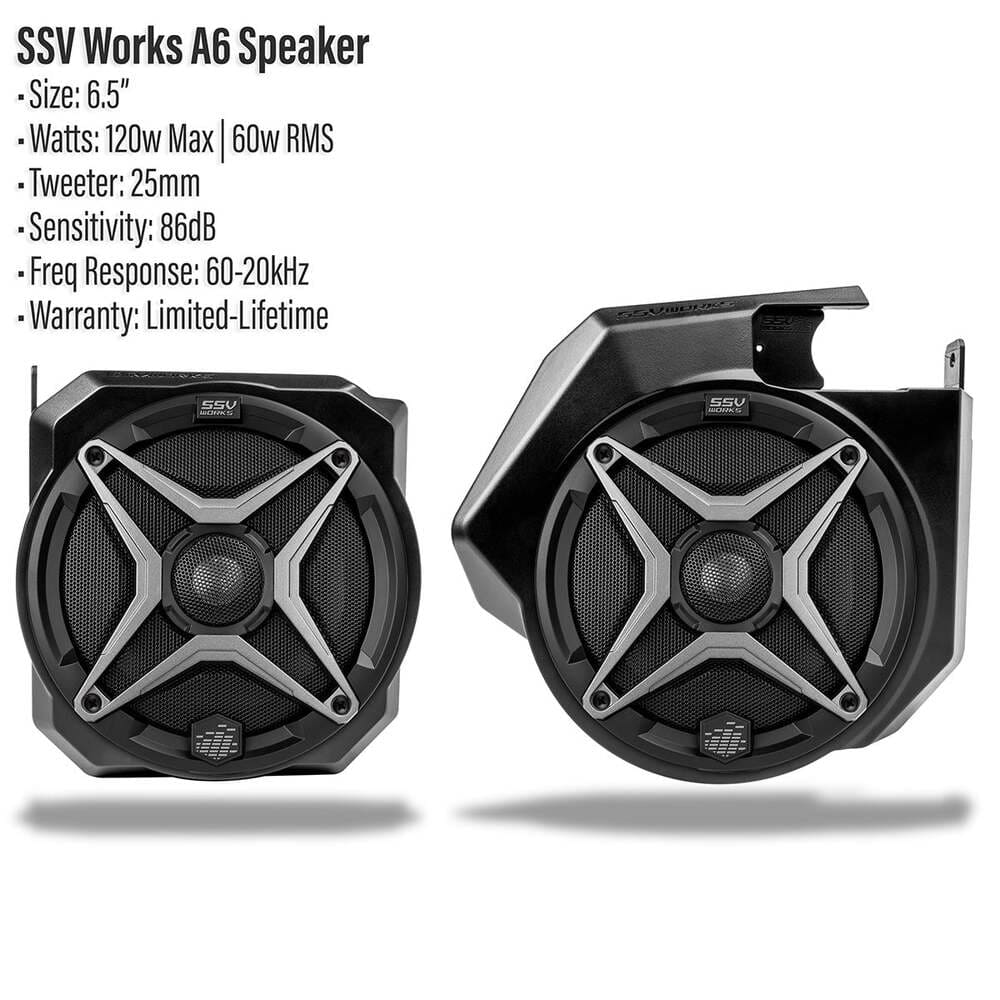 SSV Works '25-'26 Polaris RZR Pro R Front 6.5" Dash Speaker Pods - Image 2