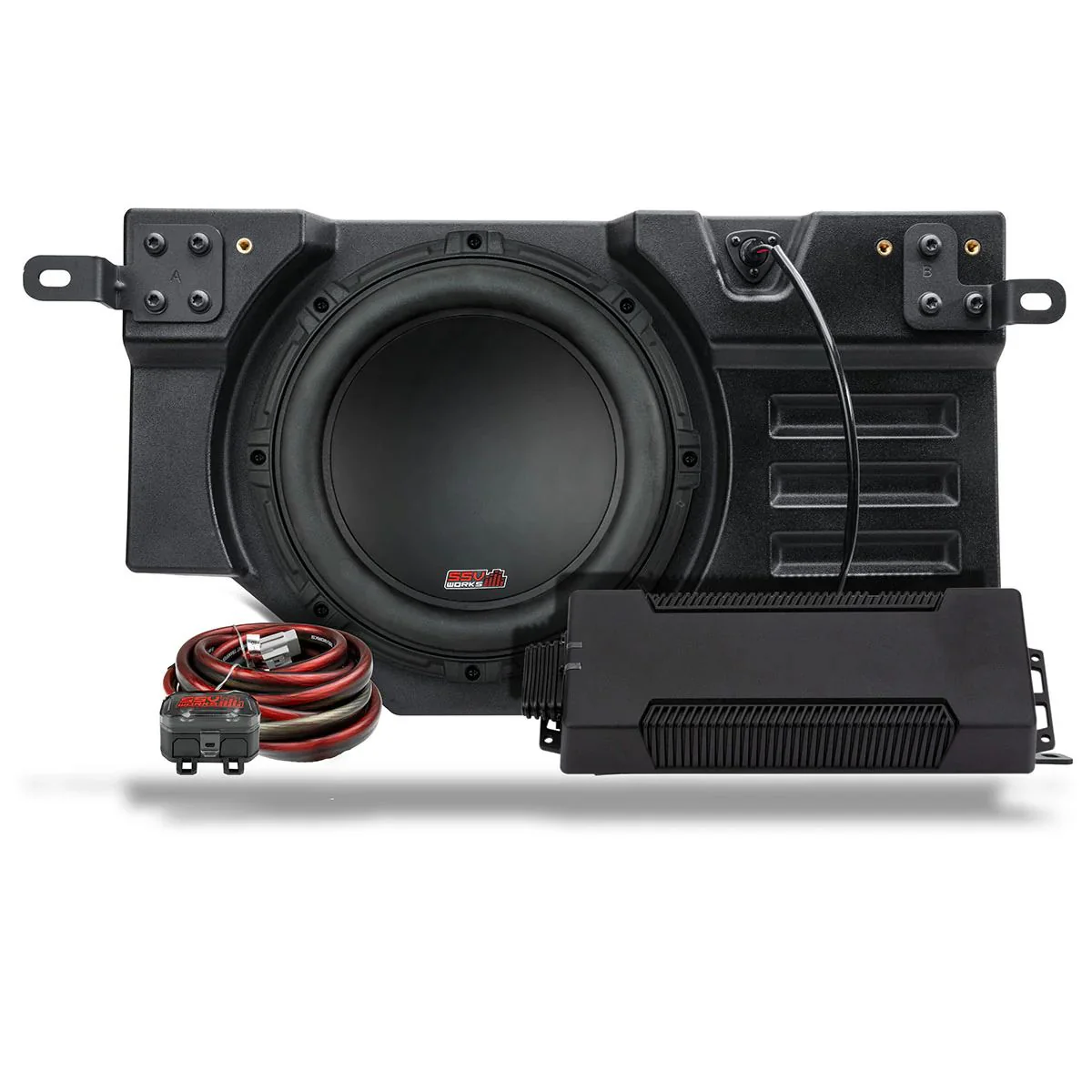 SSV Works Can-Am Defender HD11 10" Plug & Play Ported Subwoofer Kit - Image 2
