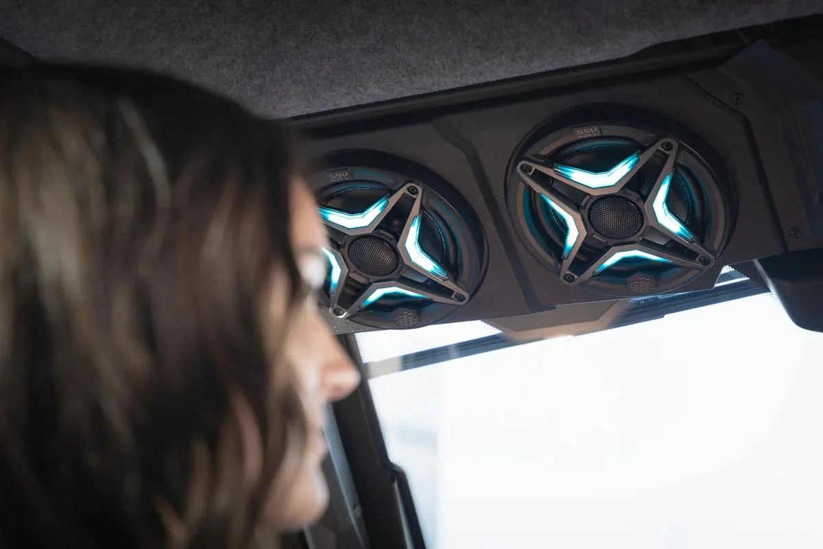 SSV Works '26+ Can-Am Defender HD11 4-Phase V-Spec 1.65 KW 5-Speaker Audio Kit - Image 3