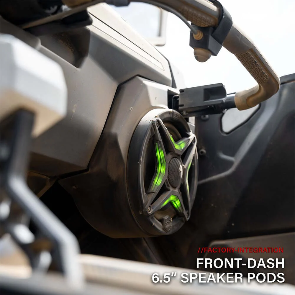 SSV Works '26 Polaris RZR Pro R 4 Ultimate 11-Speaker Factory Audio Upgrade Ultimate Plug & Play Kit - Image 4
