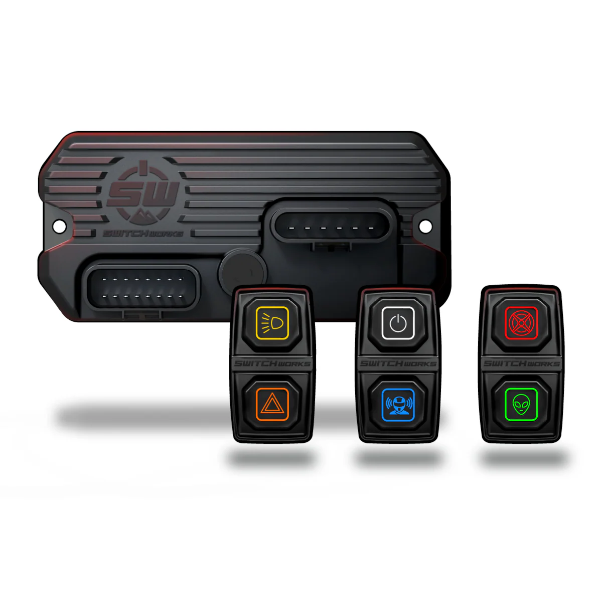 Switch Works Sierra6, 6-Switch, 3-Rocker Electronic Accessory Universal Smart Switcher
